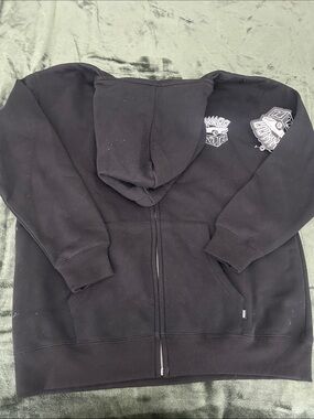 Black Dixxon Flannel Co. Zip-Up Hoodie